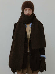 Luxe Heavyweight Wool Blend Scarf