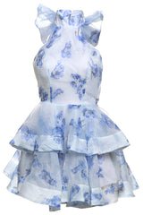 Marissa Oversized Bow Tiered Mini Dress