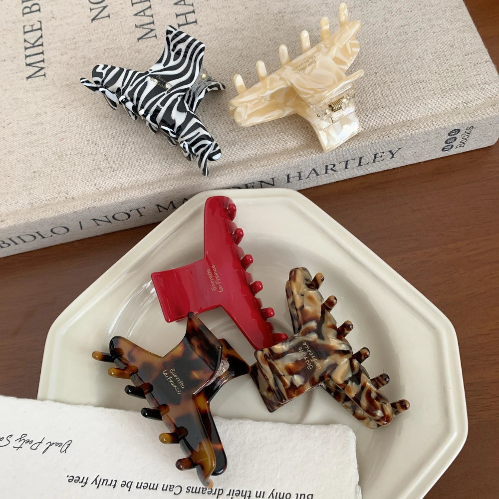 2.8 Inch French Style Acetate Hair Claw Clip - Medium Size