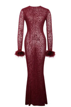 Patricia Leopard Burnout Velvet Maxi Dress - View 10 | TEVQA