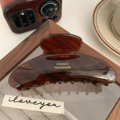 Large Acetate Hair Claw Clip - View 10 | TEVQA