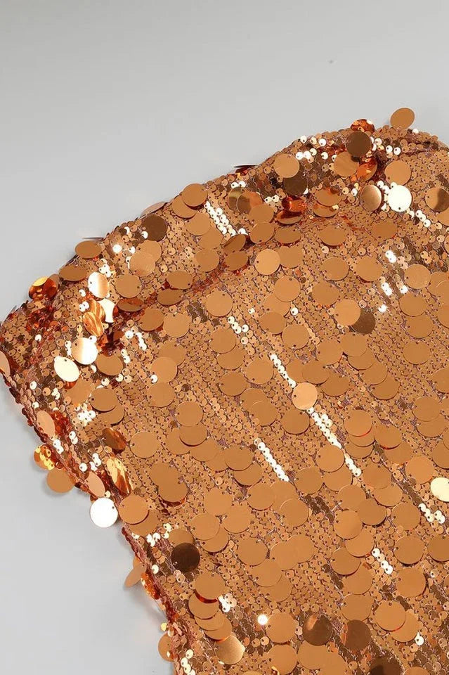Strapless Sequin Mini Dress - View 9 | TEVQA