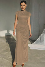 Tea Bodied Maxi Dress - TEVQA