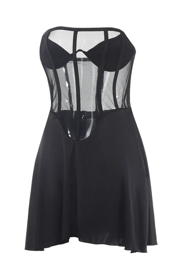 Gemma Strapless Corset Dress - View 14 | TEVQA