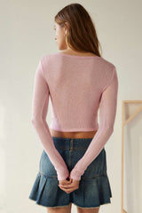 Self Design Scoop Neck Top | Dress In Beauty