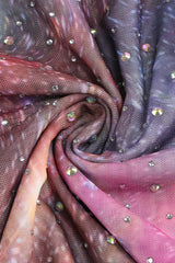 Sparkly Rhinestones Dress With Scarf | Dress In Beauty