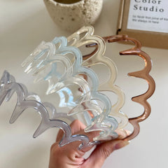 Wavy Comb Headband - Non-Slip Volumizing Toothed Hair Band