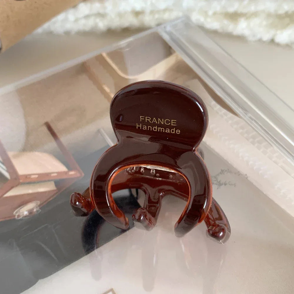 Small Acetate Octopus Hair Clip - View 14 | TEVQA