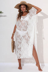 Dolman Sleeve Loose Style Lace Cover Up | Dress In Beauty