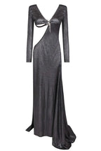 Cut Out Backless Gown - TEVQA