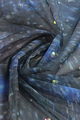 Sparkly Rhinestones Dress With Scarf | Dress In Beauty