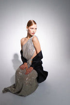 One Shoulder Sequin Maxi Dress - View 8 | TEVQA