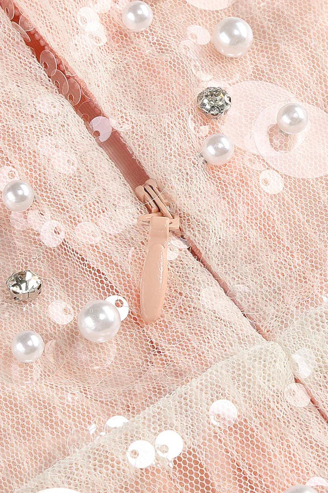 Embellished Strapless Gown - View 10 | TEVQA