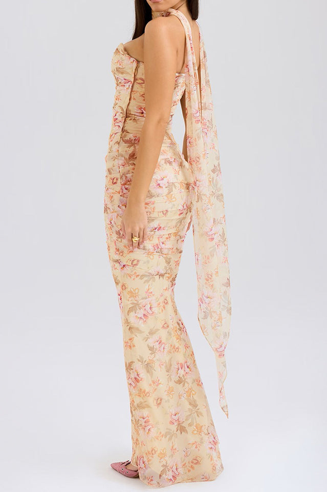 Hallie Corset With Neck Scarf + Skirt Set | Dress In Beauty