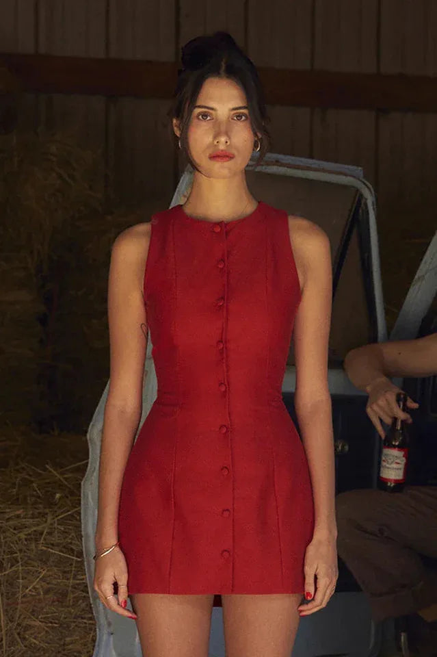 Bethany Sleeveless Bodycon Mini Dress - TEVQA