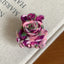 3D sculpted rose acetate hair claw clip - View 6 | TEVQA