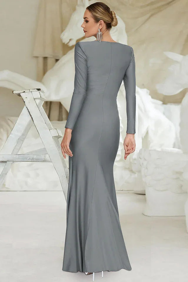Amanda Twist Front Maxi Dress - View 9 | TEVQA