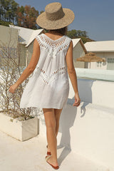 Openwork Sleeveless Cover-Up Dress | Dress In Beauty