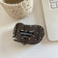 Polka Dot Heart Hair Claw Clip - View 6 | TEVQA