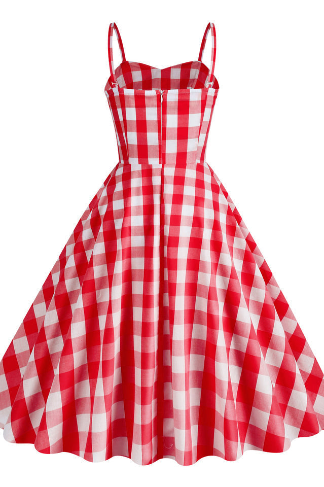 Barbie Movie Margot Pink Plaid Check Dress | Dress In Beauty