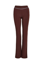 Fitted knit hoodie and trackpant set with V-neckline and thumbholes - View 14 | TEVQA