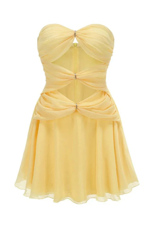 Ilana Strapless Mini Dress - View 7 | TEVQA