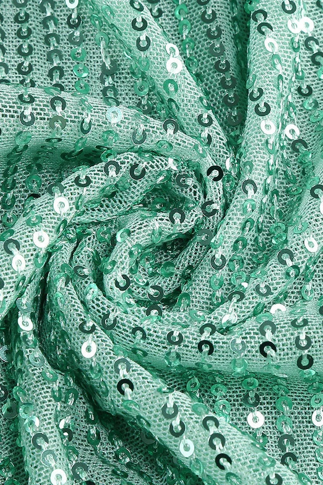 One Shoulder Sequin Maxi Dress - View 7 | TEVQA