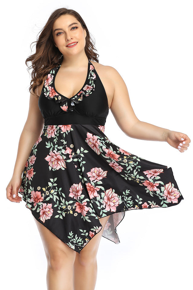 (2XL-6XL) Plus Size Tankini Swimsuit | Dress In Beauty