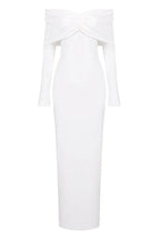 Off Shoulder Midi Dress - View 16 | TEVQA
