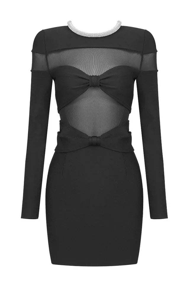 Simone Embellished Mini Dress - View 16 | TEVQA