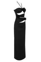 Halter Neck Ruched Maxi Dress - View 15 | TEVQA