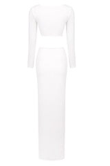 Rose High Split Maxi Dress | Dress In Beauty