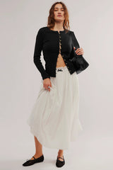 Crew Neck Long Sleeve Cardigan | Dress In Beauty