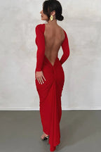 Camila Long Sleeve Maxi Dress - View 6 | TEVQA