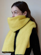 Plush Whipstitch Scarf - View 9 | TEVQA