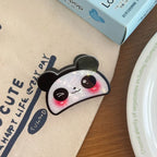 Small animal-shaped hair claw clip made from multicolor cellulose acetate with a glossy finish - View 8 | TEVQA
