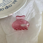 Miniature fishbowl hair claw clip with a fish inside - View 6 | TEVQA