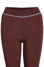 Fitted knit hoodie and trackpant set with V-neckline and thumbholes - View 15 | TEVQA