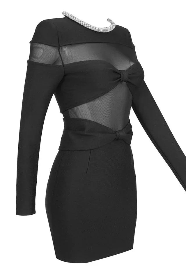 Simone Embellished Mini Dress - View 17 | TEVQA
