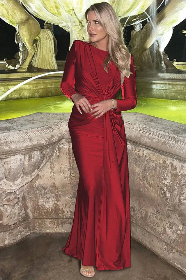 Amanda Twist Front Maxi Dress - View 14 | TEVQA
