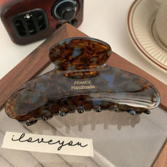 Large Acetate Hair Claw Clip - View 8 | TEVQA