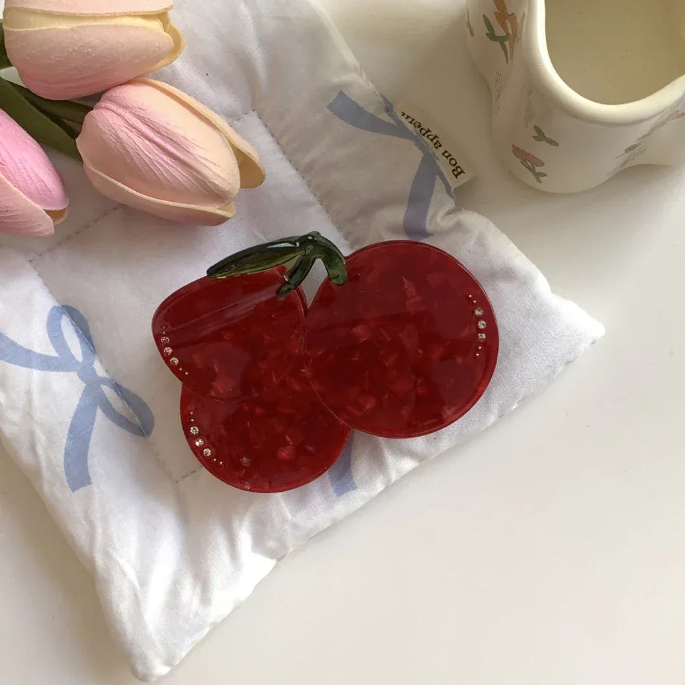Fruit Salad Acetate Hair Claw Clip - View 9 | TEVQA