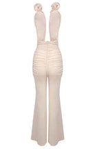 Vissarion 3D Flower Pleat Jumpsuit - TEVQA
