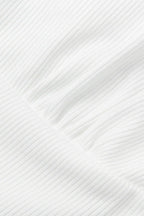 Halter Neck Ribbed Knit Top - View 6 | TEVQA