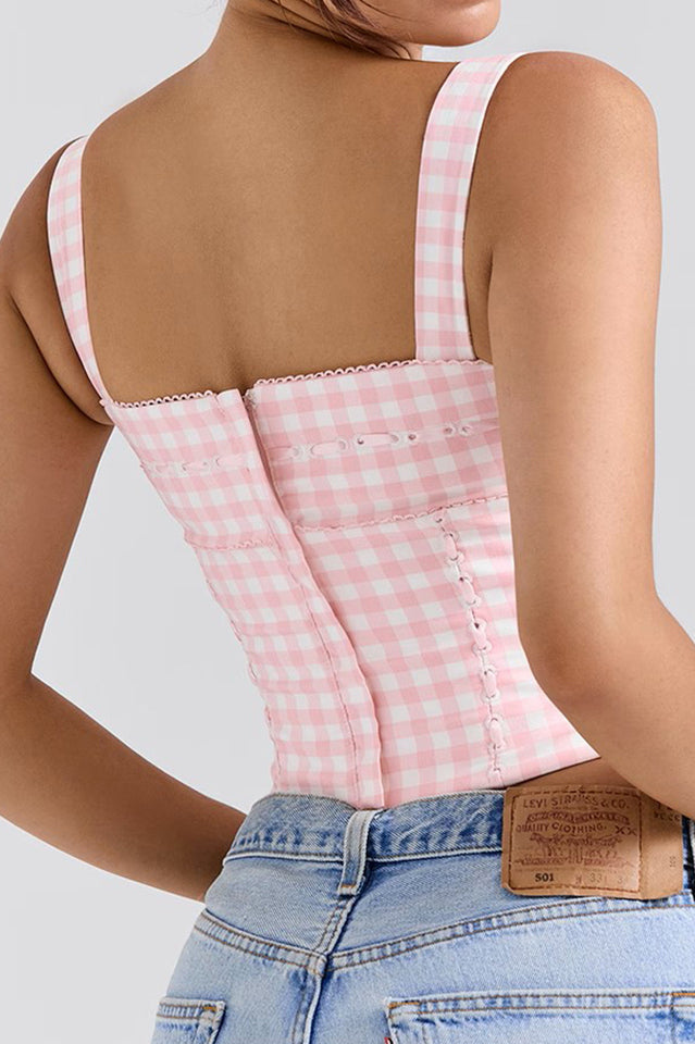 Lottie Shortcake Gingham Corset | Dress In Beauty