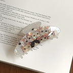 Large iridescent cat print hair claw clip - View 10 | TEVQA