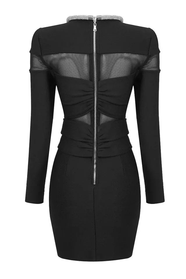 Simone Embellished Mini Dress - View 18 | TEVQA