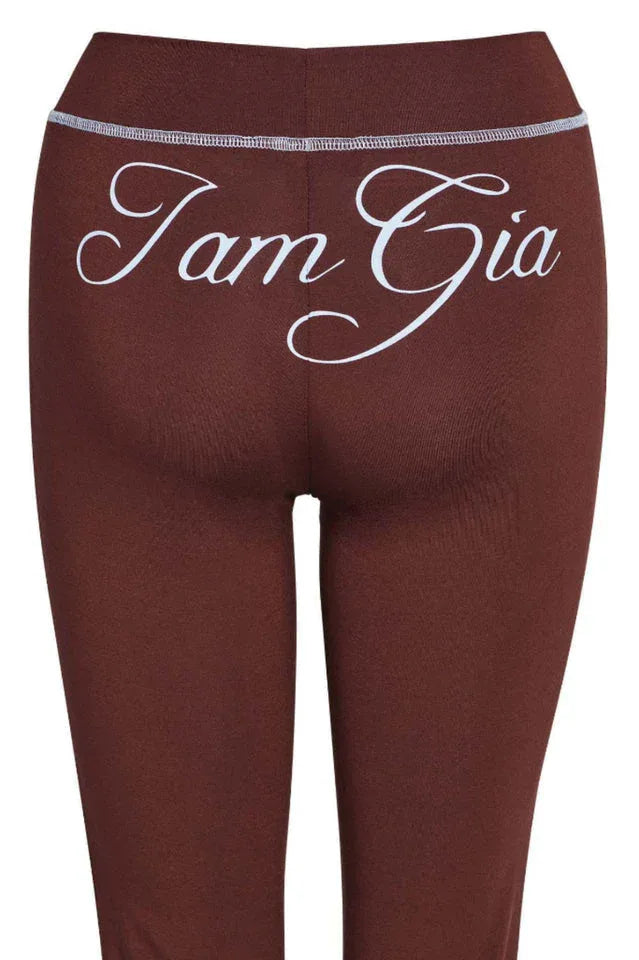 Fitted knit hoodie and trackpant set with V-neckline and thumbholes - View 16 | TEVQA