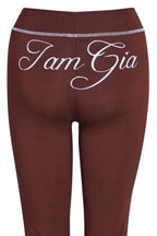 Fitted knit hoodie and trackpant set with V-neckline and thumbholes - View 16 | TEVQA