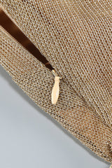 Gold Draped Metallic Maxi Dress | Dress In Beauty